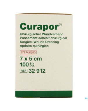 Curapor pans chirurg. steril    7cmx 5cm 100 32912