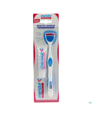Meridol gratte-langue haleine sure 1+dentif 12ml