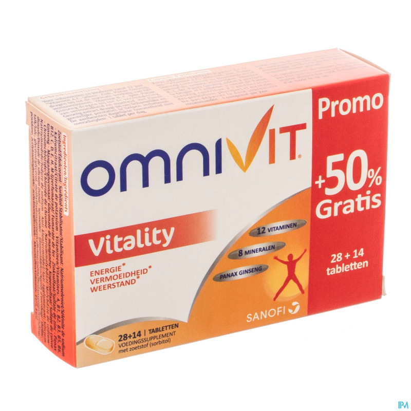 Omnivit vitality    tabl 28+14 promo