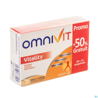 Omnivit vitality    tabl 84+42 promo