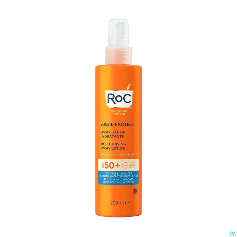 Roc soleil-protect lait haute toler. ip50+   200ml