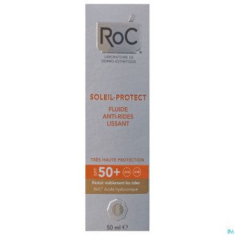Roc soleil-protect fluide anti rides ip50+    50ml