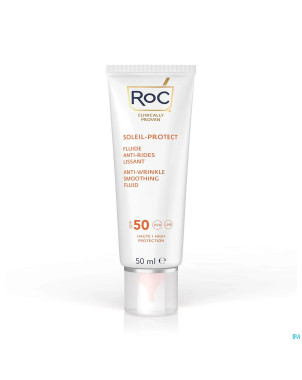 Roc soleil-protect fluide anti rides ip50+    50ml