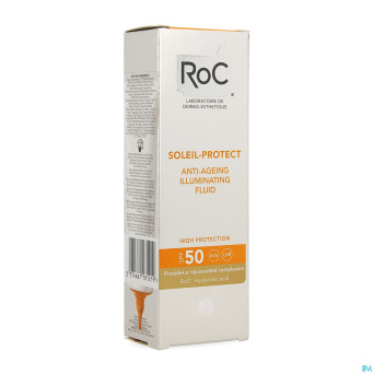 Roc soleil-protect fluide aa illumin. ip50+   50ml