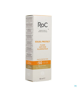 Roc soleil-protect fluide aa illumin. ip50+   50ml