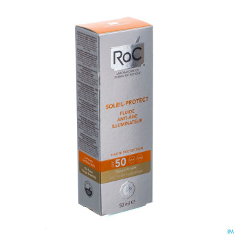 Roc soleil-protect fluide aa illumin. ip50+   50ml