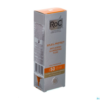 Roc soleil-protect fluide aa illumin. ip50+   50ml