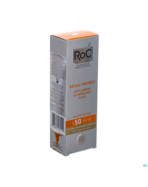Roc soleil-protect fluide aa illumin. ip50+   50ml