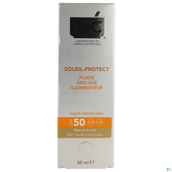 Roc soleil-protect fluide aa illumin. ip50+   50ml