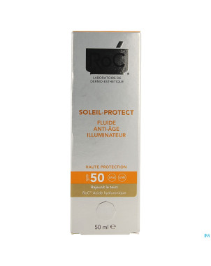 Roc soleil-protect fluide aa illumin. ip50+   50ml