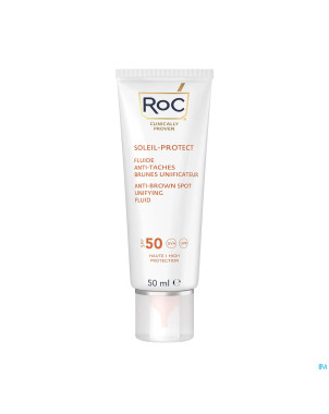 Roc soleil-protect fluide aa illumin. ip50+   50ml