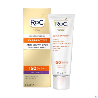 Roc soleil-protect fluide aa illumin. ip50+   50ml