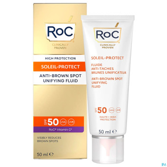 Roc soleil-protect fluide aa illumin. ip50+   50ml