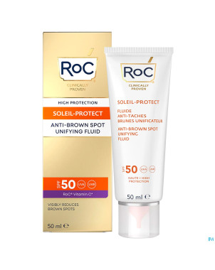 Roc soleil-protect fluide aa illumin. ip50+   50ml