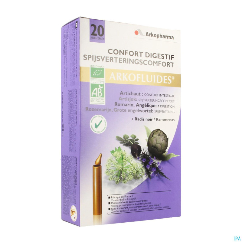 Arkofluide digestion bio    unicadoses 20