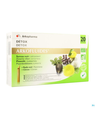 Arkofluide detox bio   unicadoses 20 rempl.2622074