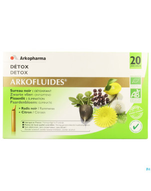 Arkofluide detox bio   unicadoses 20 rempl.2622074