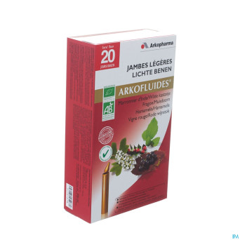Arkofluide jambes legeres bio unicadoses 20
