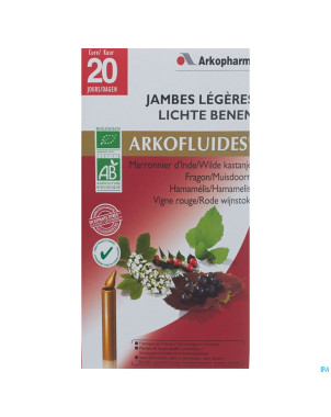 Arkofluide jambes legeres bio unicadoses 20
