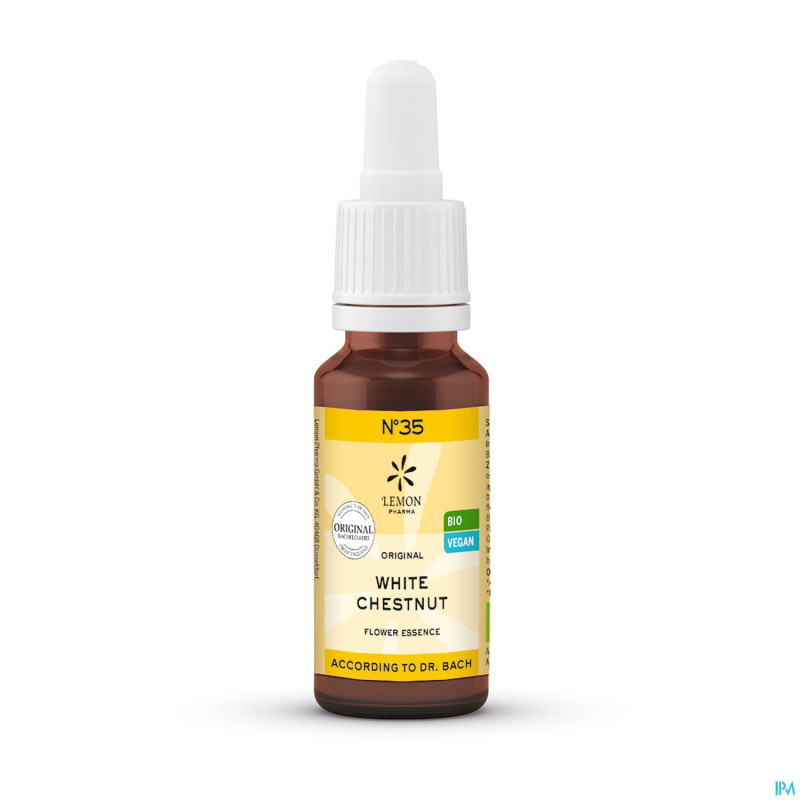 Fleurs de bach bio n35 white chestnut    20ml