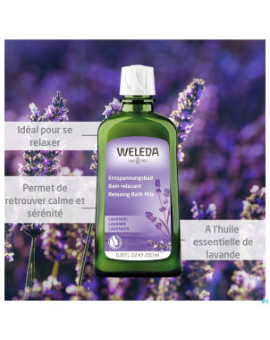Weleda bain relaxante lavande  200ml rempl.2139525