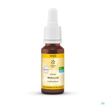 Fleurs de bach bio n20 mimulus    20ml