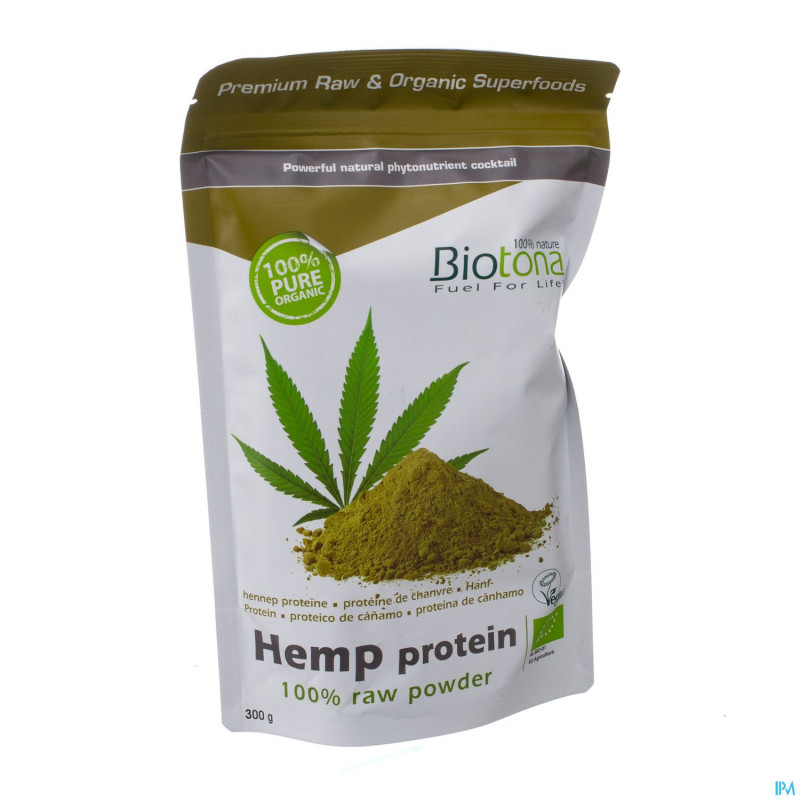 Biotona hemp protein raw bio pdr 300g