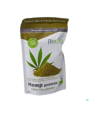 Biotona hemp protein raw bio pdr 300g
