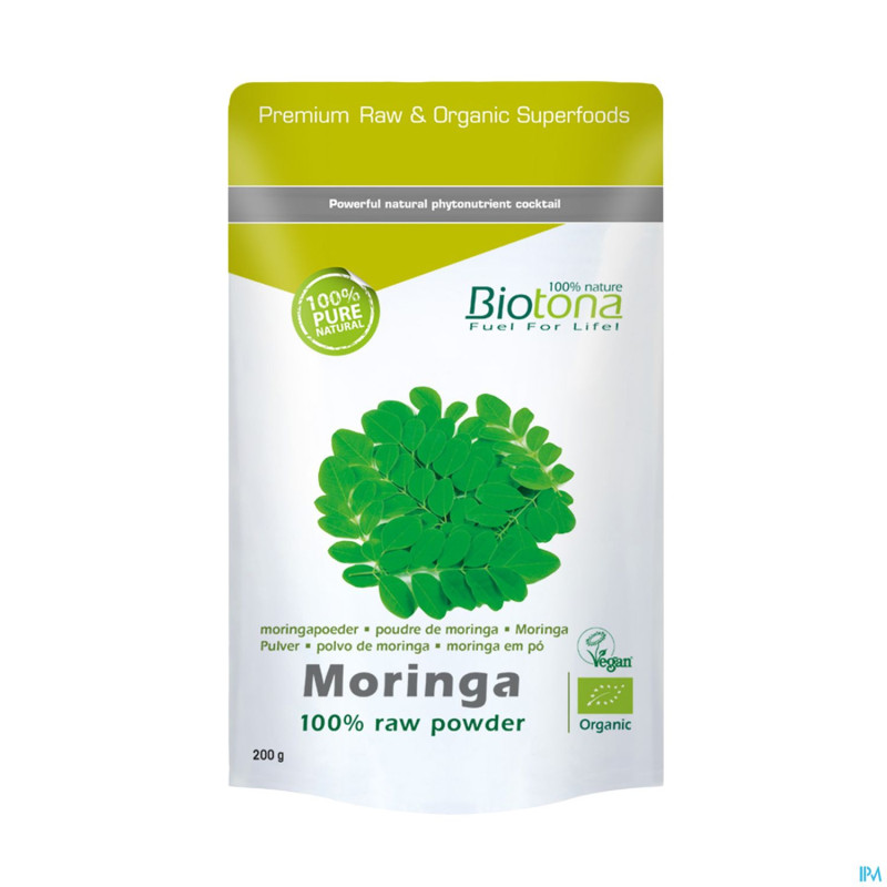 Biotona moringa raw bio    pdr 200g