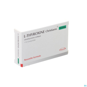 L thyroxine christiaens comp 112x0,025mg