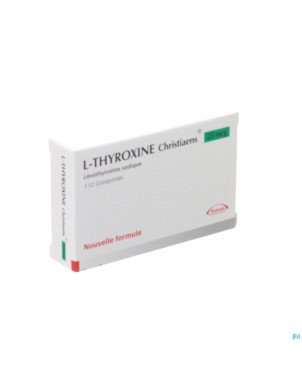 L thyroxine christiaens comp 112x0,025mg