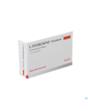 L thyroxine christiaens comp 112x0,050mg