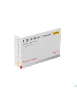L thyroxine christiaens comp 112x0,100mg