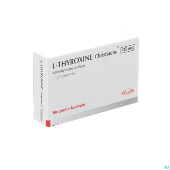 L thyroxine christiaens comp 112x0,125mg