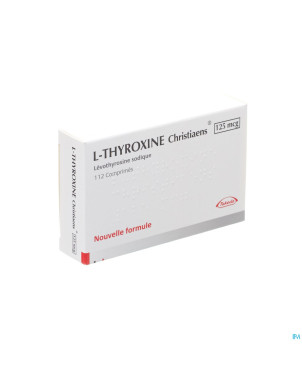 L thyroxine christiaens comp 112x0,125mg