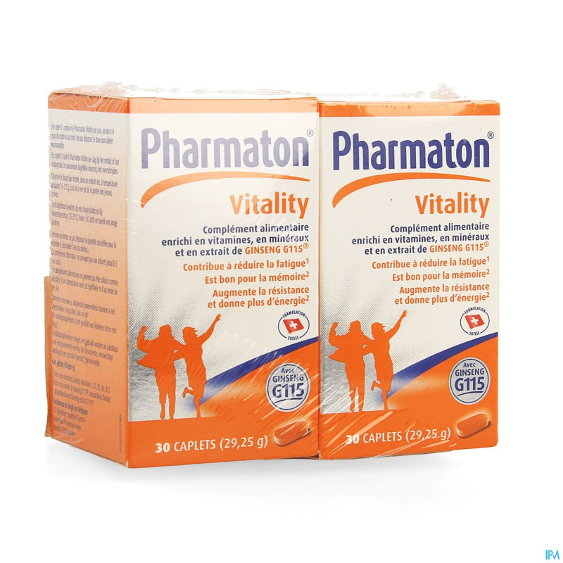 Pharmaton vitality caplets 2x30 promo