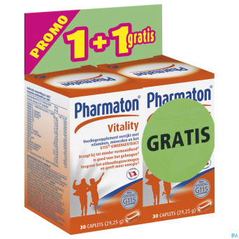 Pharmaton vitality caplets 2x30 promo