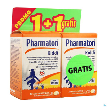 Pharmaton kiddi chew comp a croquer 2x30 promo
