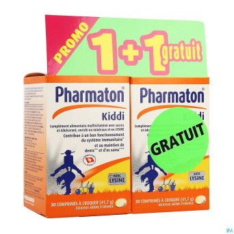Pharmaton kiddi chew comp a croquer 2x30 promo