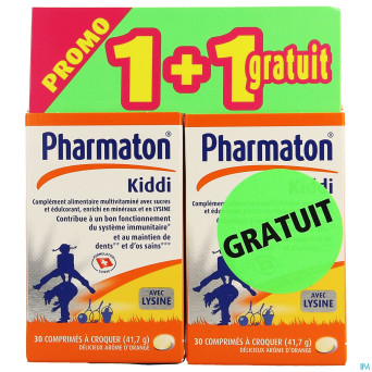 Pharmaton kiddi chew comp a croquer 2x30 promo
