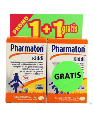 Pharmaton kiddi chew comp a croquer 2x30 promo