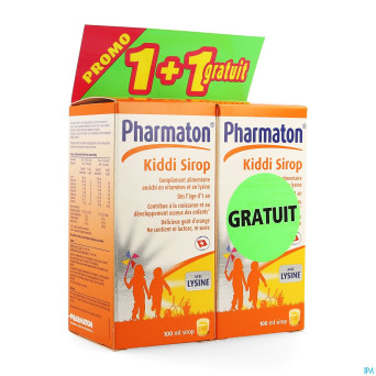 Pharmaton kiddi sirop 2x100ml promo