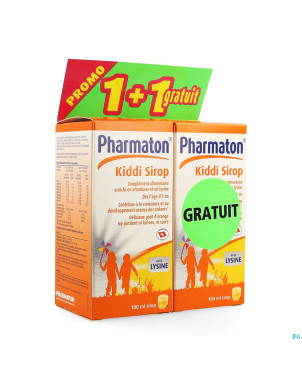 Pharmaton kiddi sirop 2x100ml promo