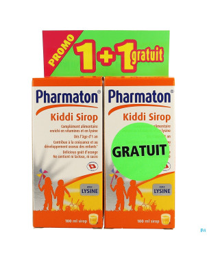 Pharmaton kiddi sirop 2x100ml promo