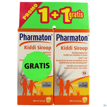 Pharmaton kiddi sirop 2x100ml promo