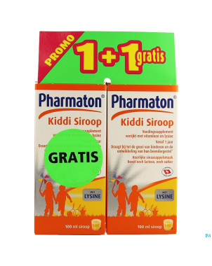 Pharmaton kiddi sirop 2x100ml promo