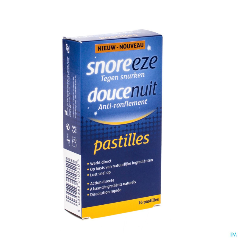 Douce nuit pastilles contre ronflement 16