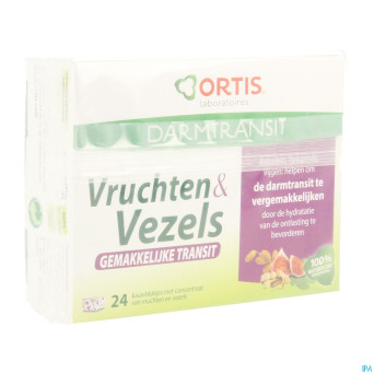 Ortis fruits & fibres transit facile cubes 24