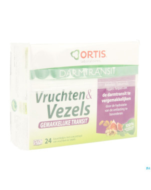 Ortis fruits & fibres transit facile cubes 24