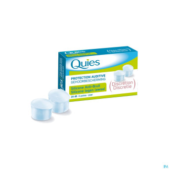 Quies protection audit.a/bruit silicone 3 paires
